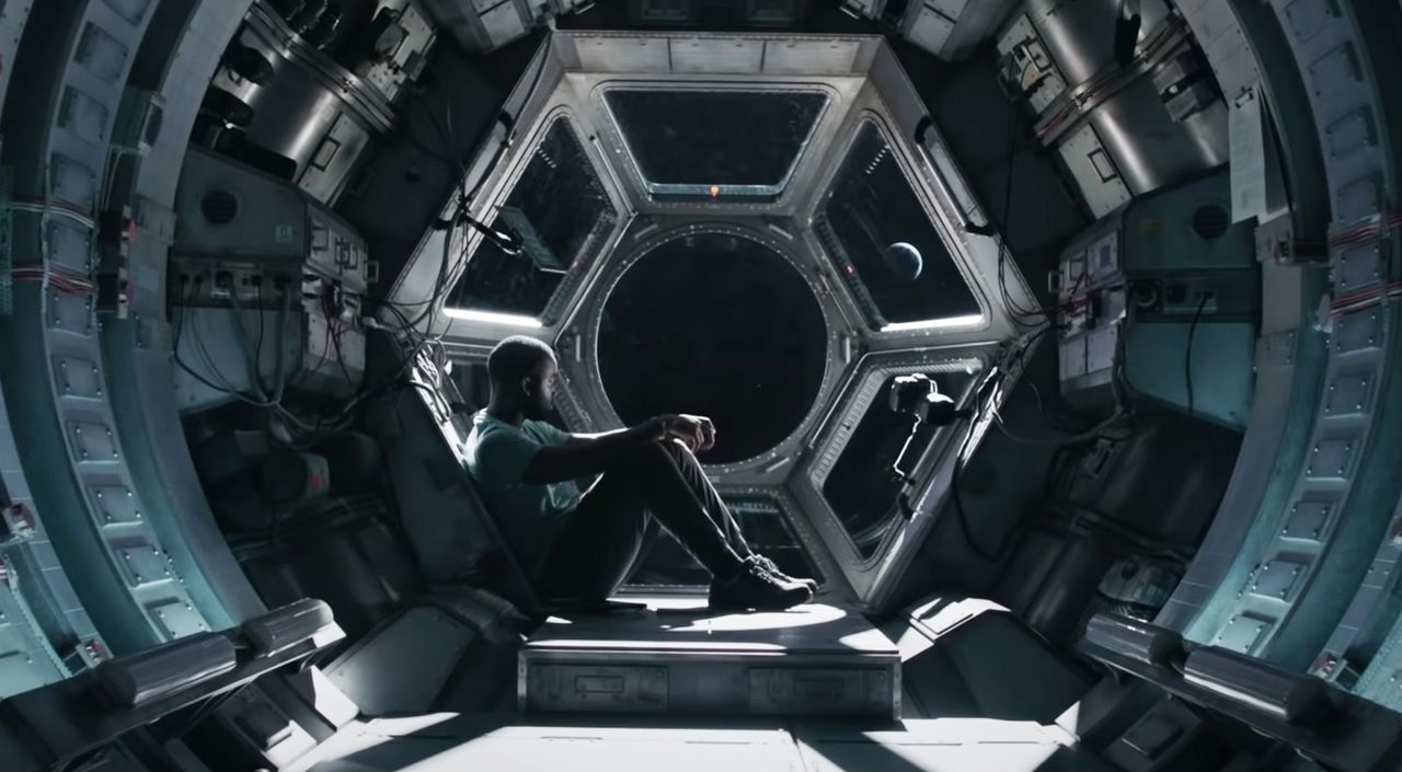 Damaged life support systems can't support the whole crew on a two-year Mars mission in "Stowaway"