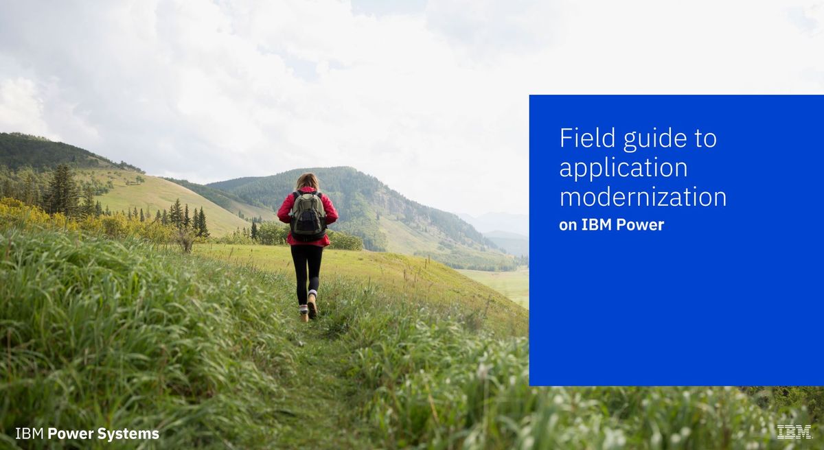 Whitepaper cover with title in a blue square block over an image of a man walking in the highlands