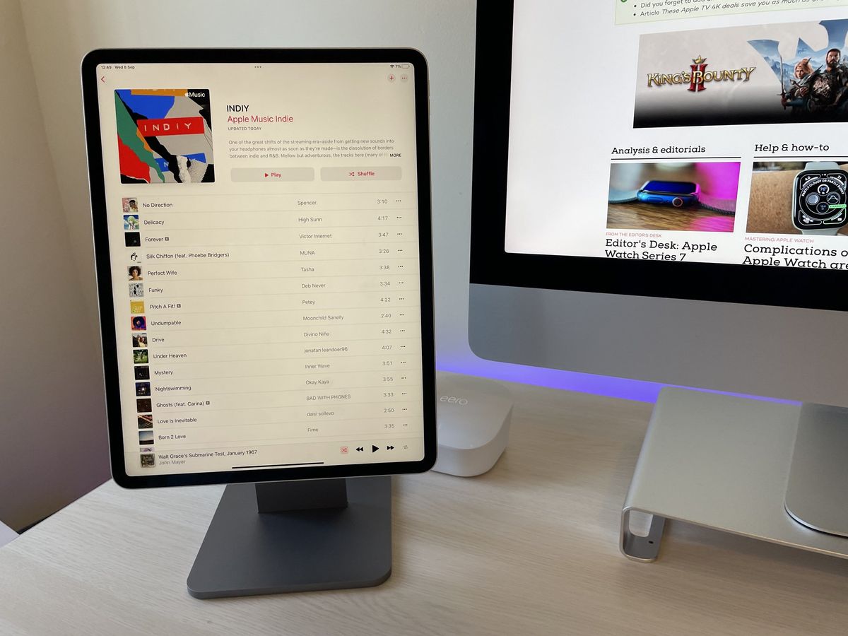 MagFlött iPad Stand review M1 iMac looks for your iPad iMore