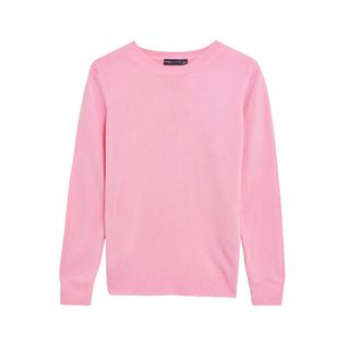 M&S pink soft sweater