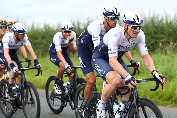 Picture by SWpix.com - 10/09/2021 - Cycling - AJ Bell Tour of Britain Stage 6 - Carlisle to Gateshead, England - Team Israel Start &acirc; Up Nation during stage six of the AJ Bell Tour of Britain