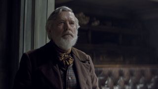 Sir Tom Courtenay as Baxter in The North Water.