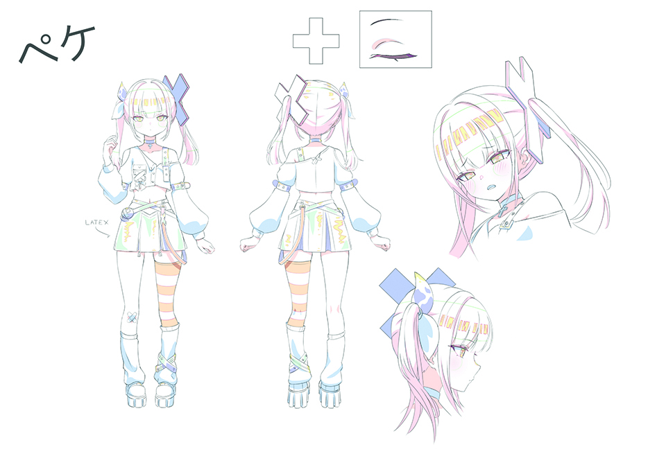 Artist's studio; anime girls