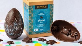Chococo Dark Chocolate Ocean Studded Egg