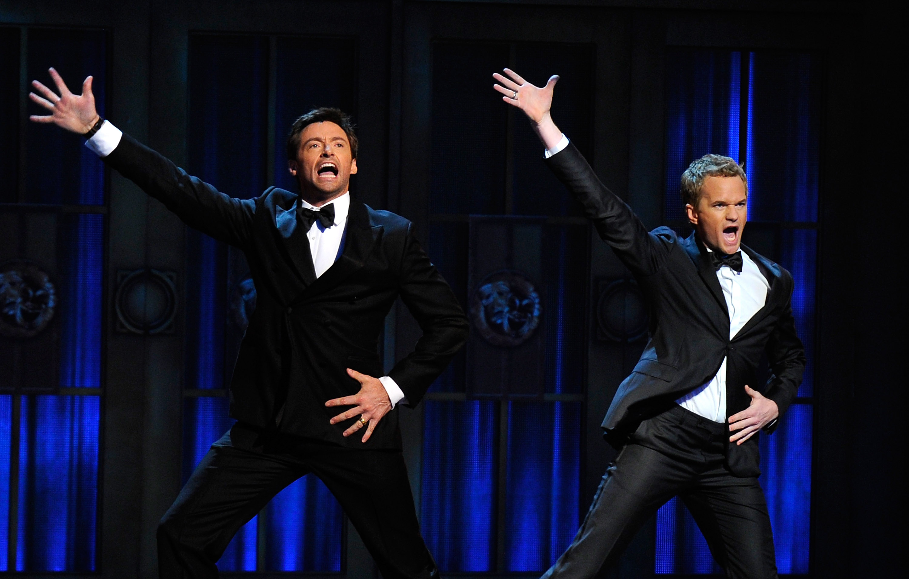 tonys - Neil Patrick Harris and Hugh Jackman