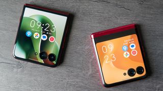 The Motorola Razr Ultra 2025 and Razr Plus 2023