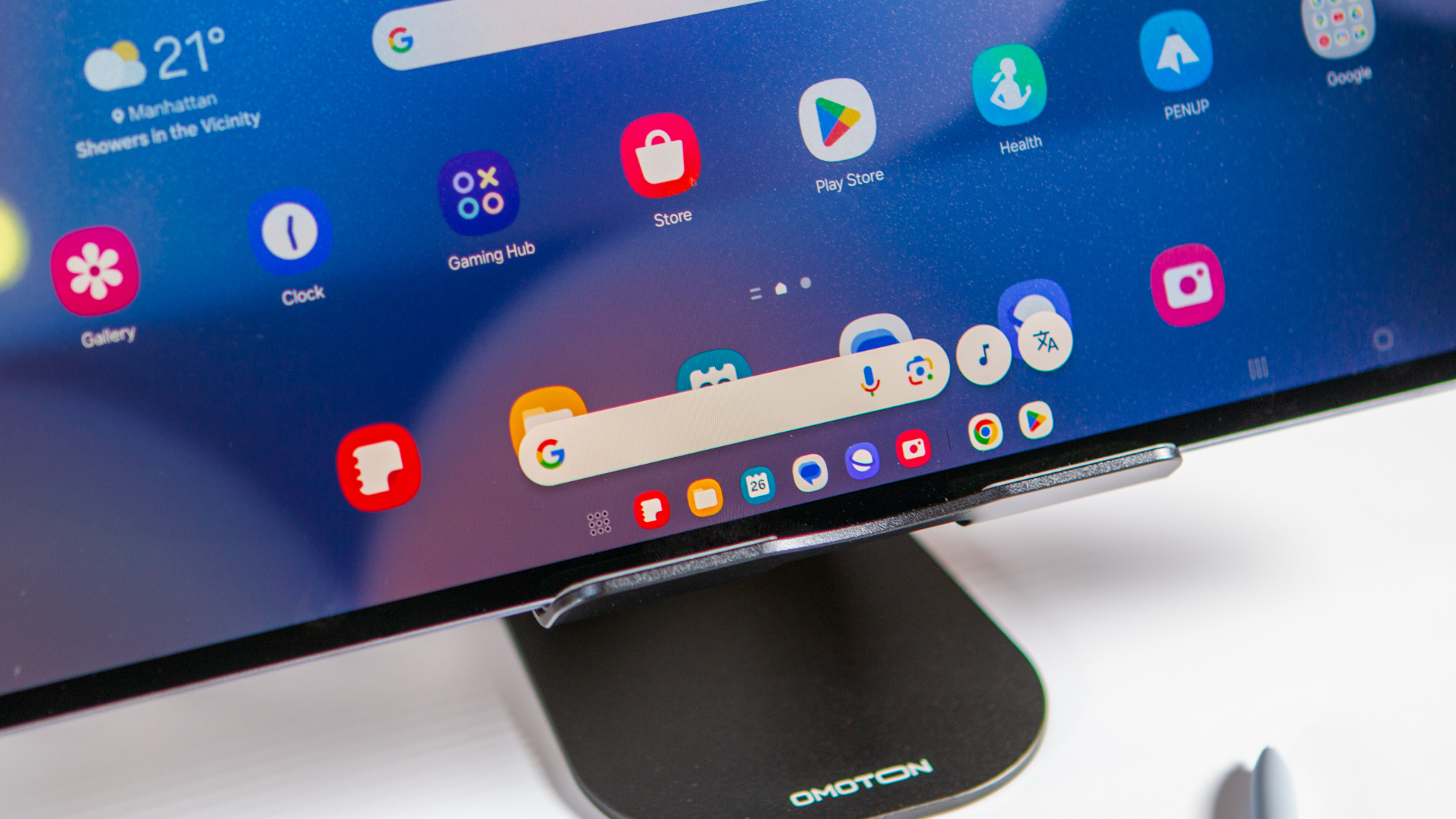 Samsung Galaxy Tab S10 Ultra Circle to Search the bottom bar