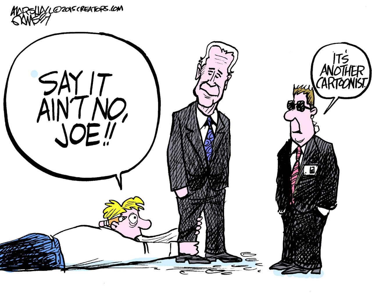 Political cartoon U.S. Joe Biden Election Cartoonist