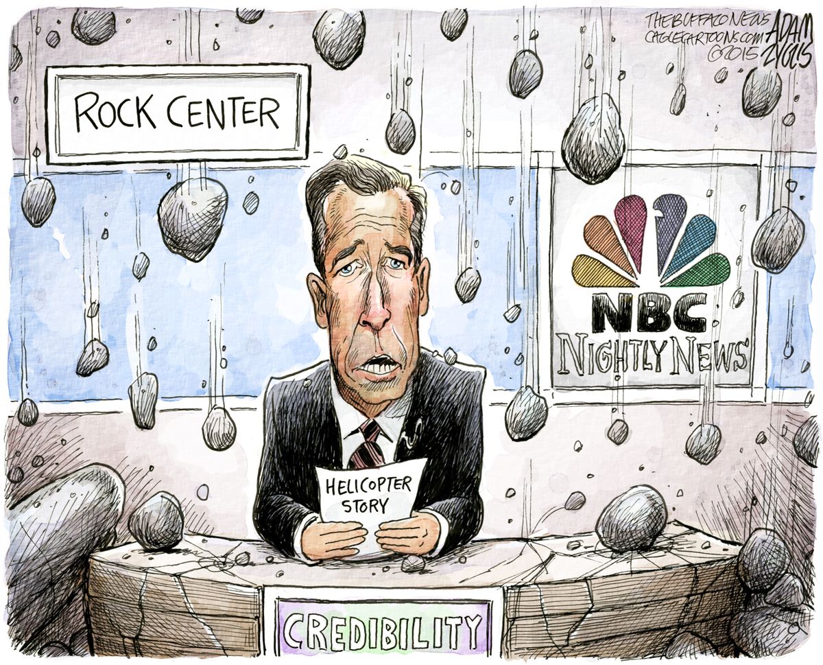 Editorial Cartoon Entertainment U.S. Brian&amp;amp;nbsp;Williams