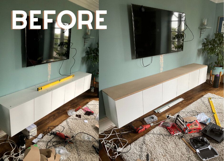 Ikea Metod Hack Before And After Pics Of Media Unit Overhaul Livingetc 7942