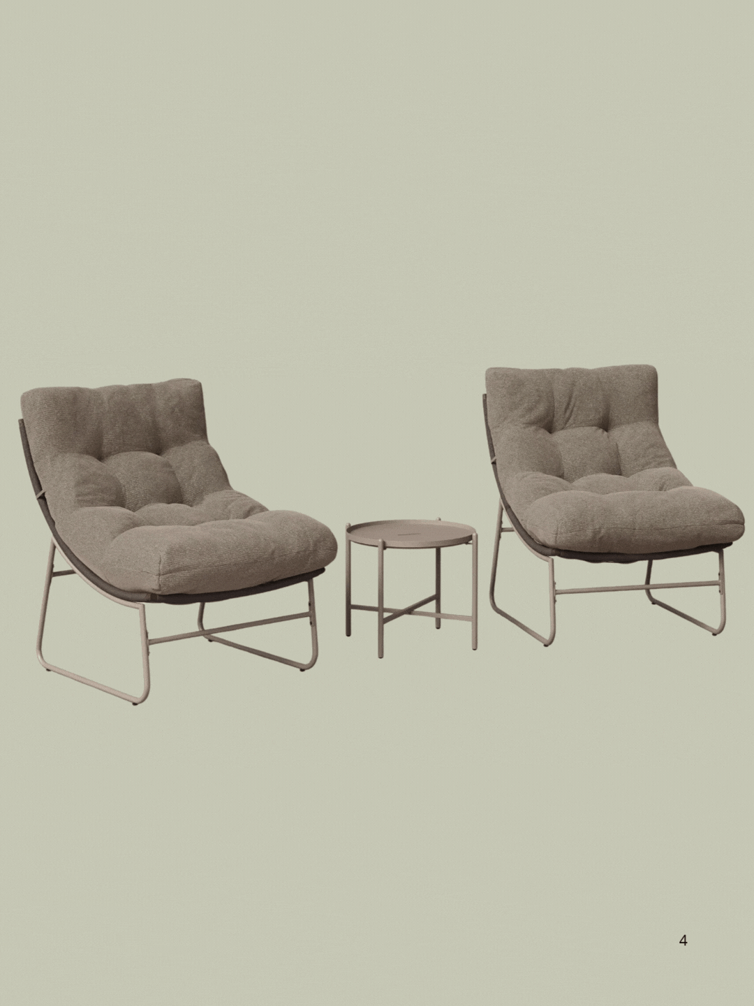 Cult Furniture, Odessa Garden Bistro Lounge Set