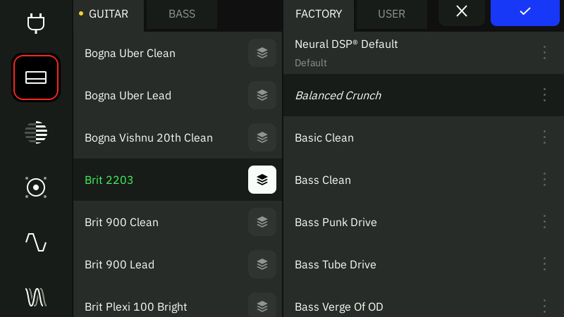 Neural DSP Quad Cortex presets feature