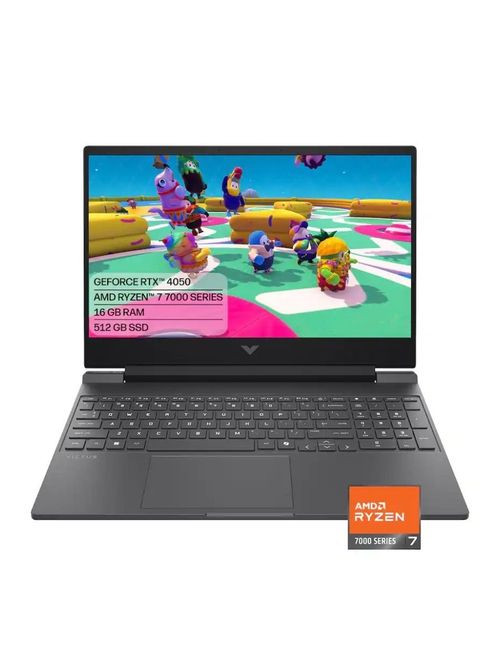 Victus 15.6" 144Hz Full HD Gaming Laptop - AMD Ryzen 7 7445HS (2023) - 16GB Memory - NVIDIA GeForce RTX 4050 - 512GB SSD - Mica Silver