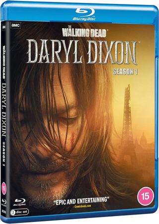 The Blu-ray cover of The Walking Dead: Daryl Dixon season one.