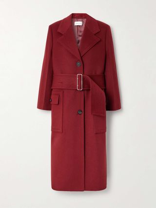 Belted Wool and Cashmere-Blend Coat