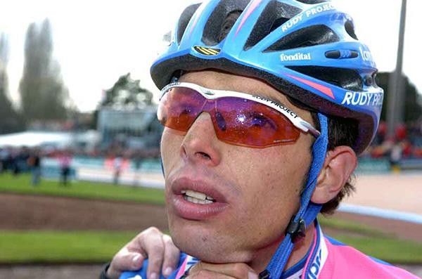 Alessandro Ballan (Lampre-Fondital) after a tough race