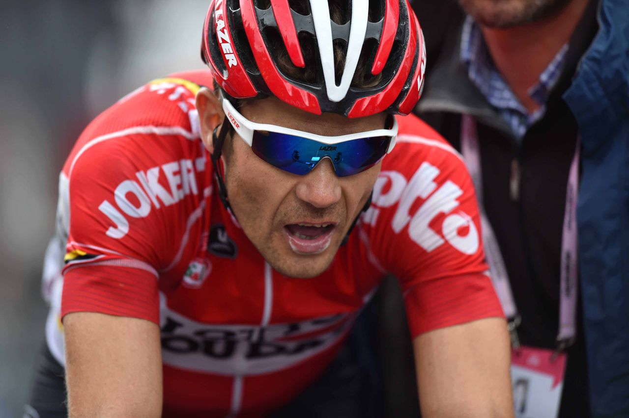 Maxime Monfort put in a big effort on stage 15