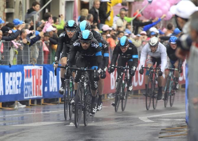 Team Sky were again forced to wait for a sick Wiggins on stage 12