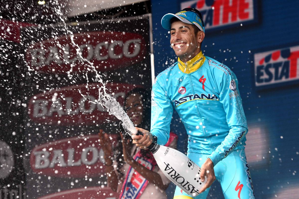 Fabio Aru (Astana) on stage 19 of the Giro d'Italia