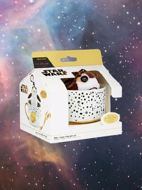Star Wars Porg Ceramic Mug and Plush Gift Set
