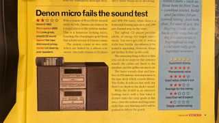 What Hi-Fi? February 1997 Denon micro system review