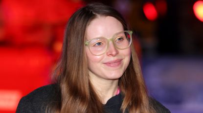 Jessie Cave at a London premiere