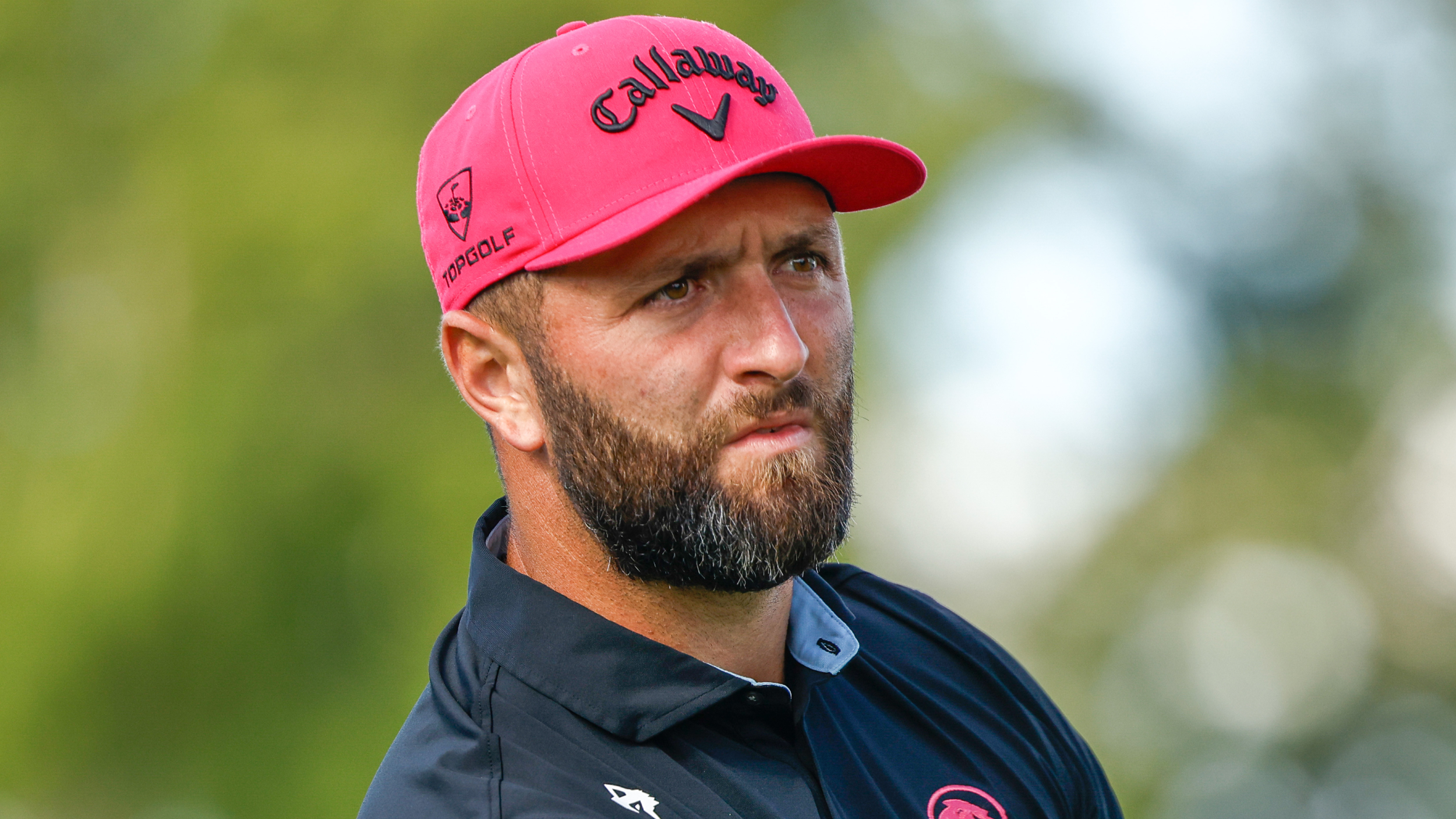 Jon Rahm in a tournament