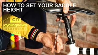 How to set your saddle height 