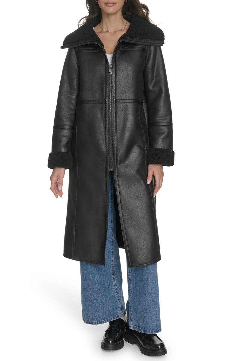 Faux Shearling Coat
