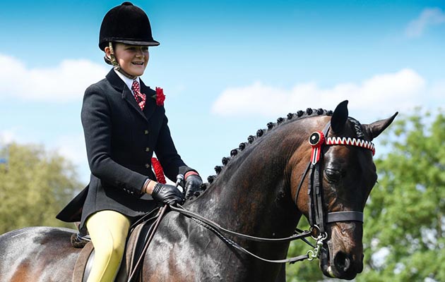 HM The Queen's Whalton Highwayman, ridden by 15-year-old Kinvara Garner