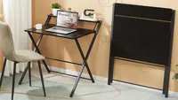 best desk for small spaces: GreenForest Folding Computer Desk