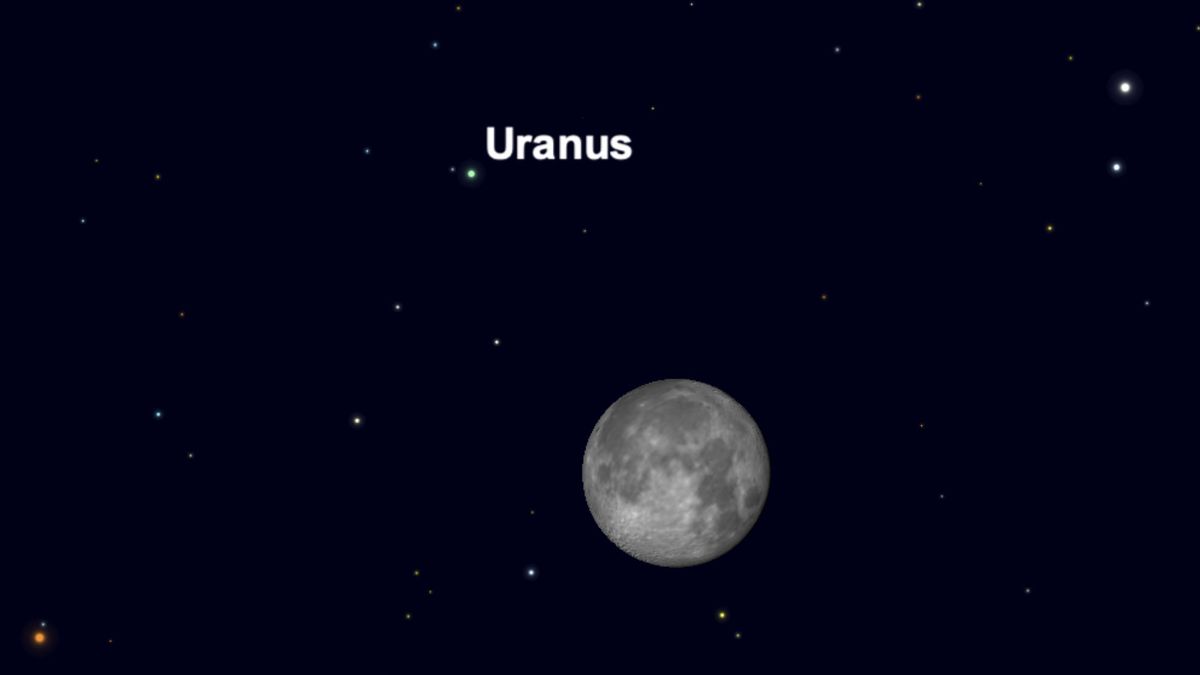 How to see Uranus near the full Hunter's Moon in the night sky this week