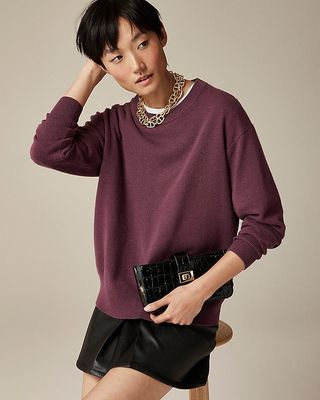 Cashmere Relaxed Crewneck Sweater