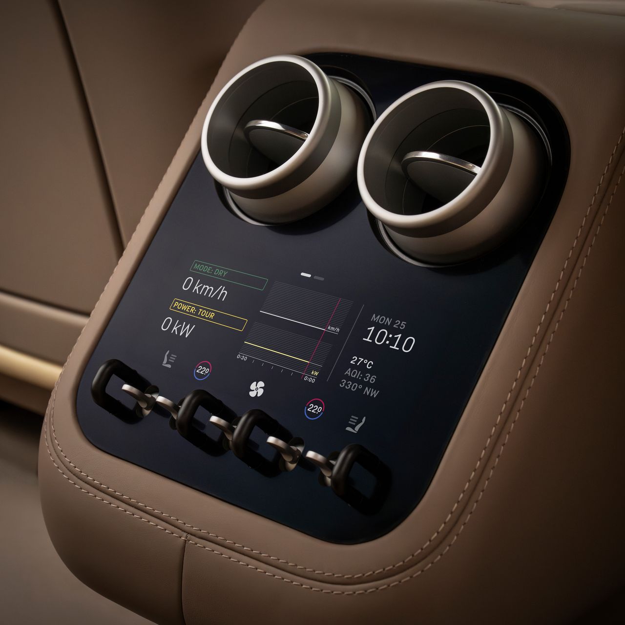 Ferrari Luce interior design details