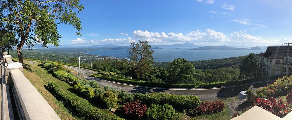 Panoramic of Taal Volcano