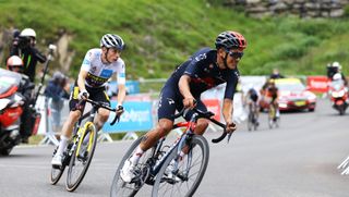 Richard Carapaz sits third after the final mountain stage
