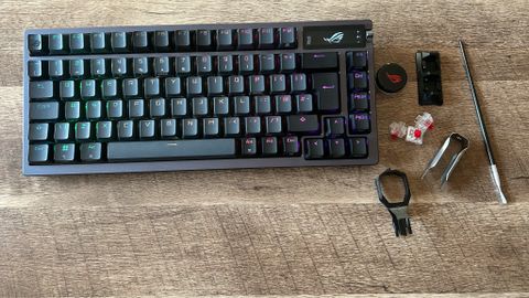 Asus ROG Azoth gaming keyboard and accessories