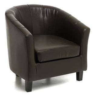 Wilko Tiffany faux leather Tub Chair