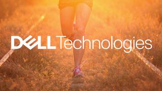 The new Dell logo is accompanied by branding that represents the start of something new