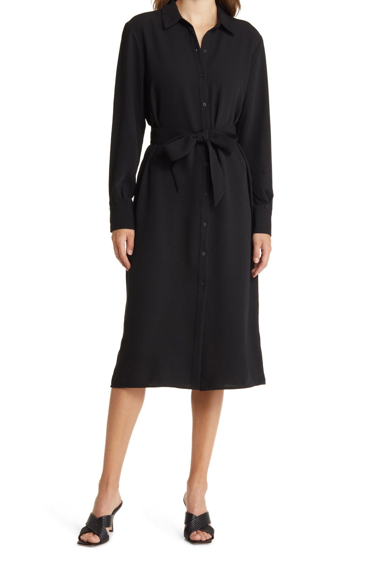 Nordstrom Long Sleeve Belted Shirtdress