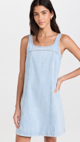 Denim Sleeveless Mini Dress