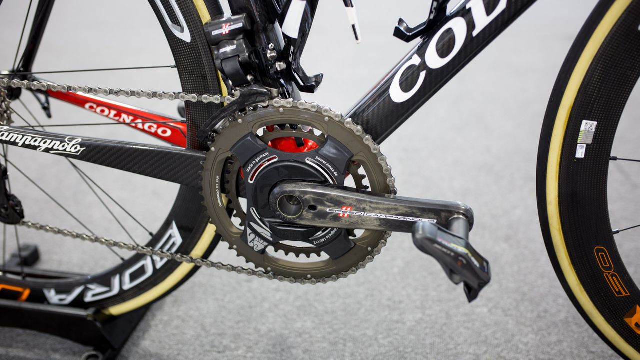 The majority of riders are running power meters. Swift and the rest of the UAE Dubai team will are running the power2max units