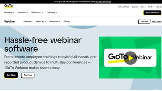 Website screenshot from GoToWebinar (November 2024)