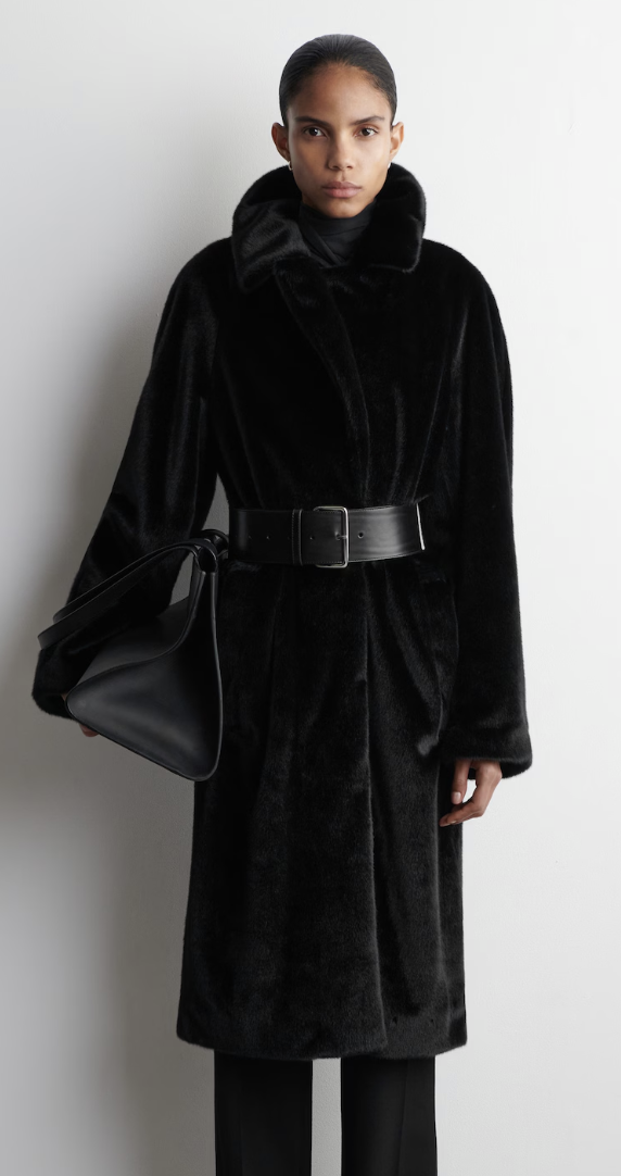 COS, Fur-Effect Long Coat