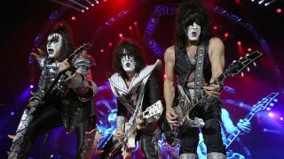 Gene Simmons, Tommy Thayer and Paul Stanley