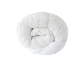 Quince Premium Down Comforter, rolled