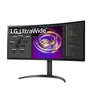 Product shot of LG 34WP85C-B, one of the best ultrawide monitors