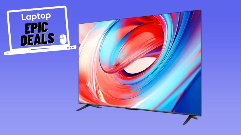 TCL TV against a blue gradient background