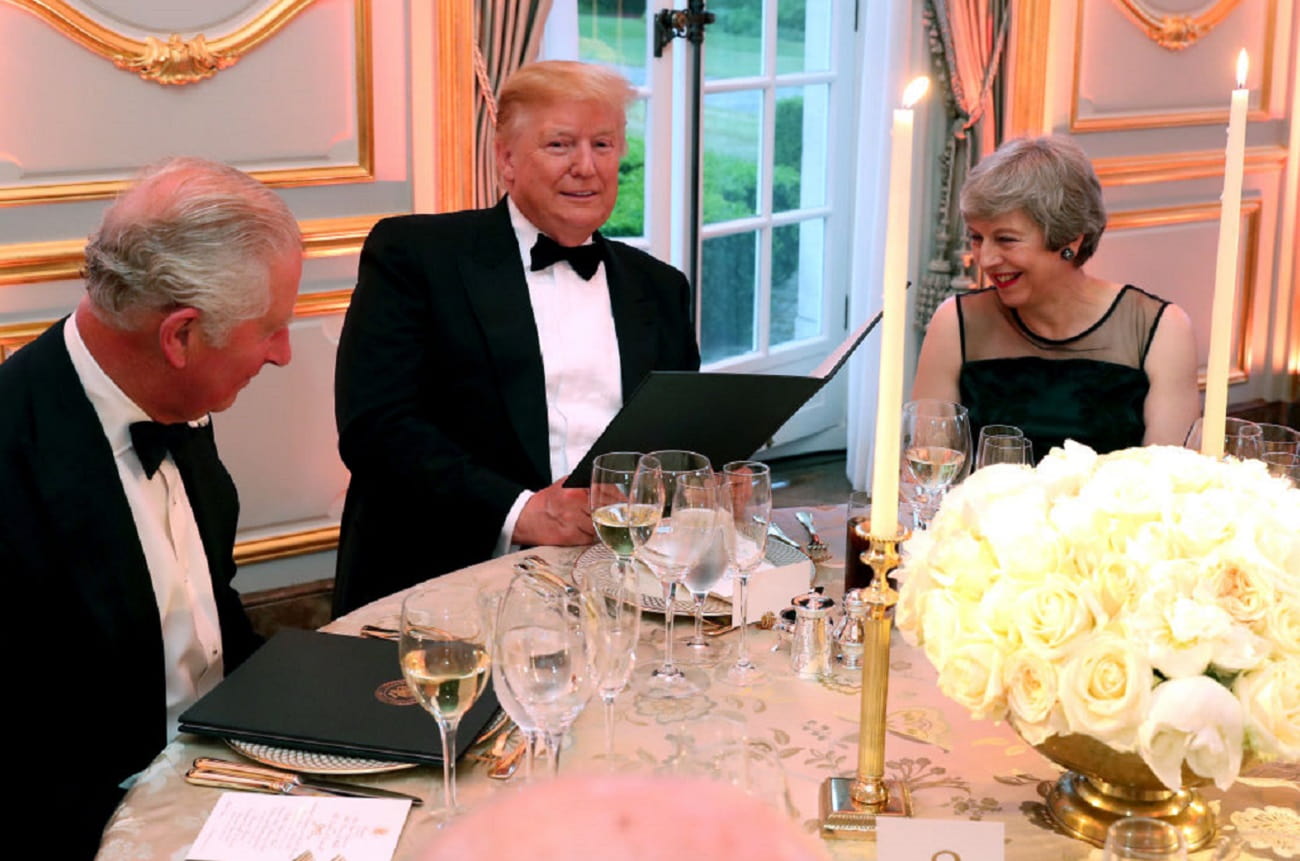 trump prince charles dinner