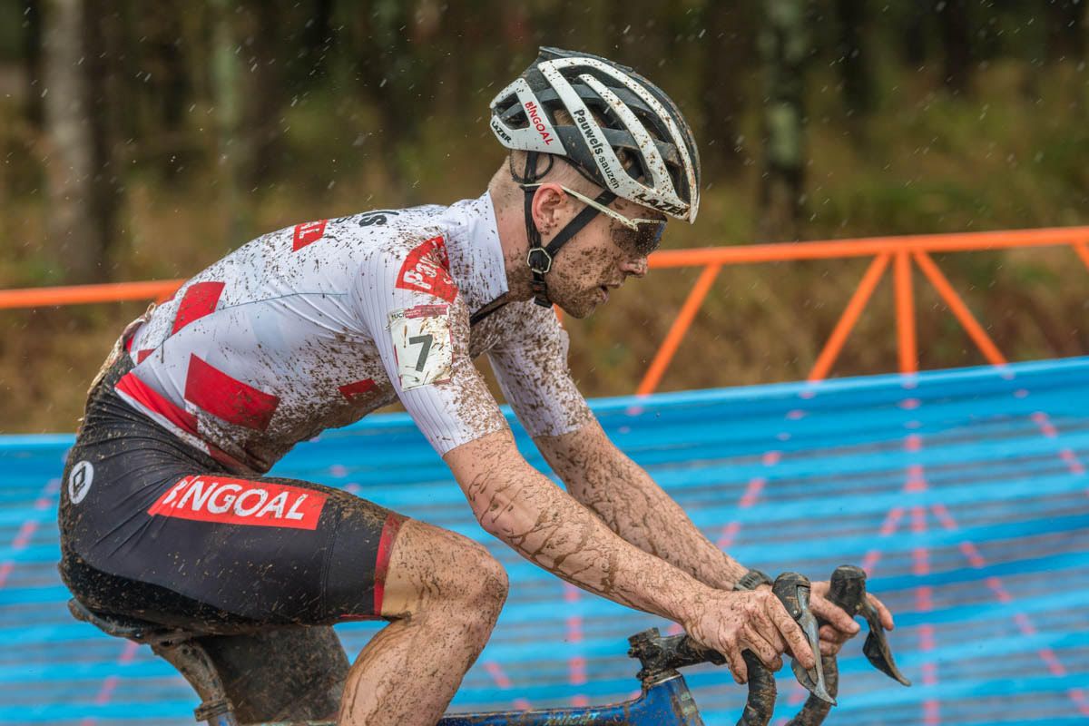 The UCI Cyclo-cross World Cup in Fayetteville, won by Quinten Hermans ahead of Eli Iserbyt